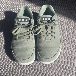 Nobull women’s 7.5 army canvas trainer